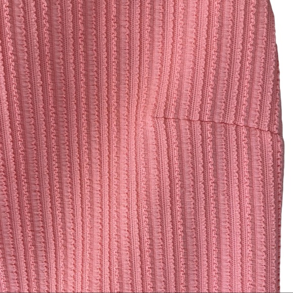 VINTAGE 1970s Algo-Ettes Petite Collection, Bubblegum Pink Dress, Mock Neck - Picture 9 of 13